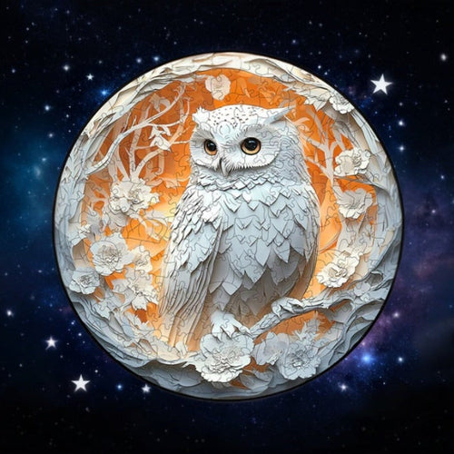 3D Owl Art Puzzle for Adults