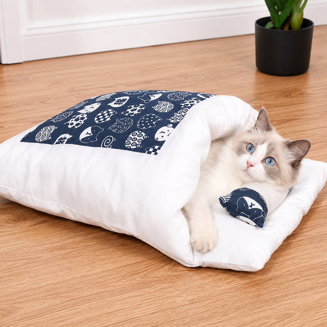 Cozy Cat Sleeping Bag Bed