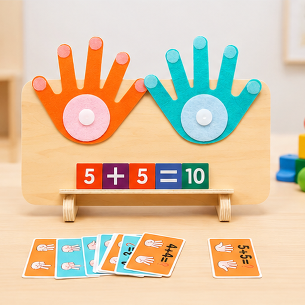 Finger Counting Wooden Toy for Toddlers