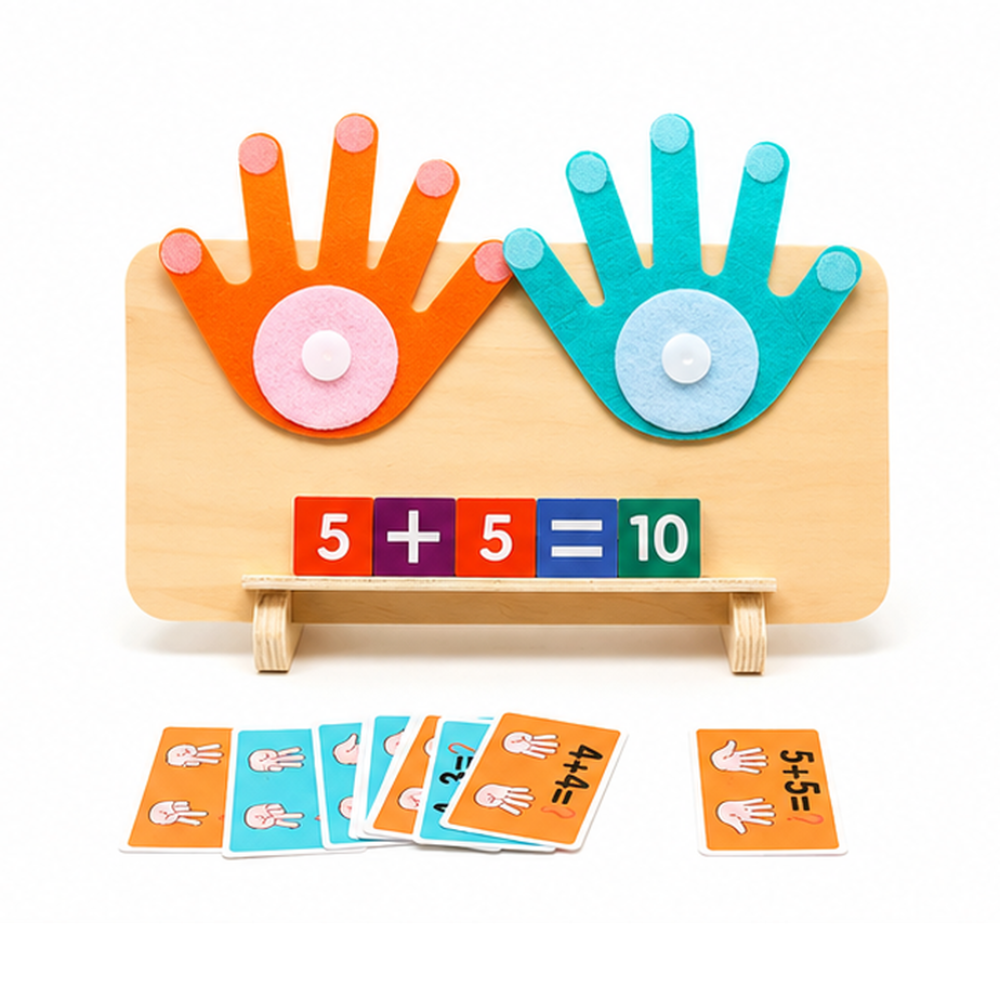 Finger Counting Wooden Toy for Toddlers