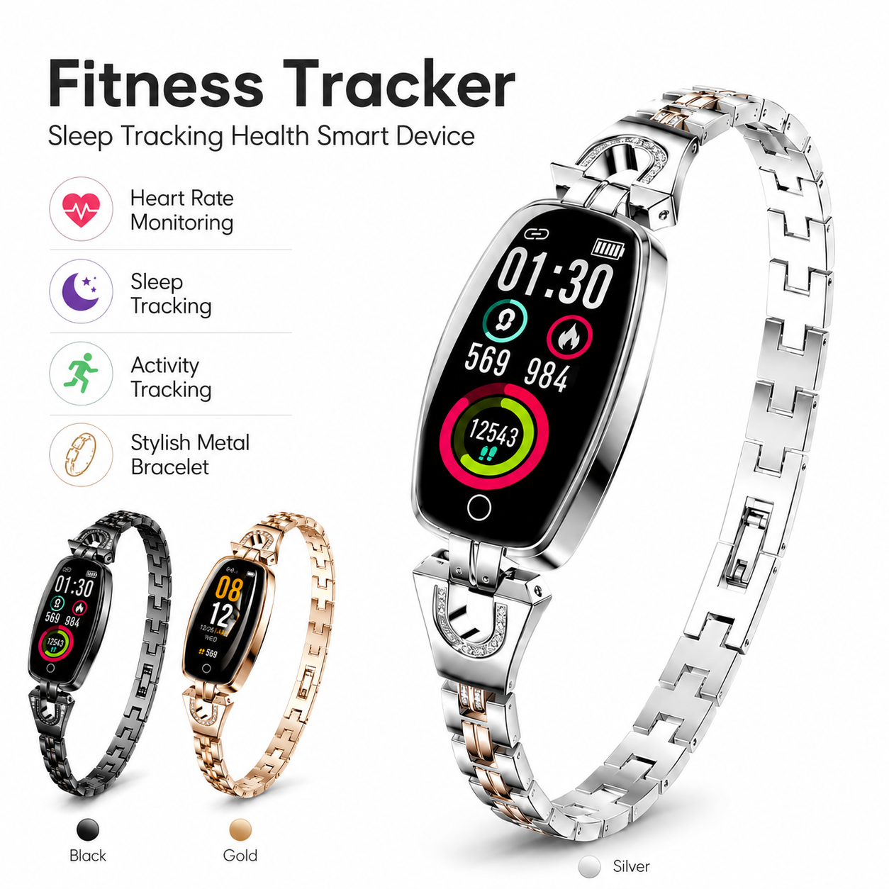 Smart Fitness Tracker with Sleep Tracking