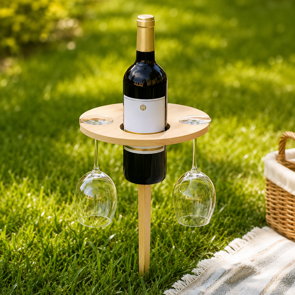 Foldable Portable Picnic Wine Table