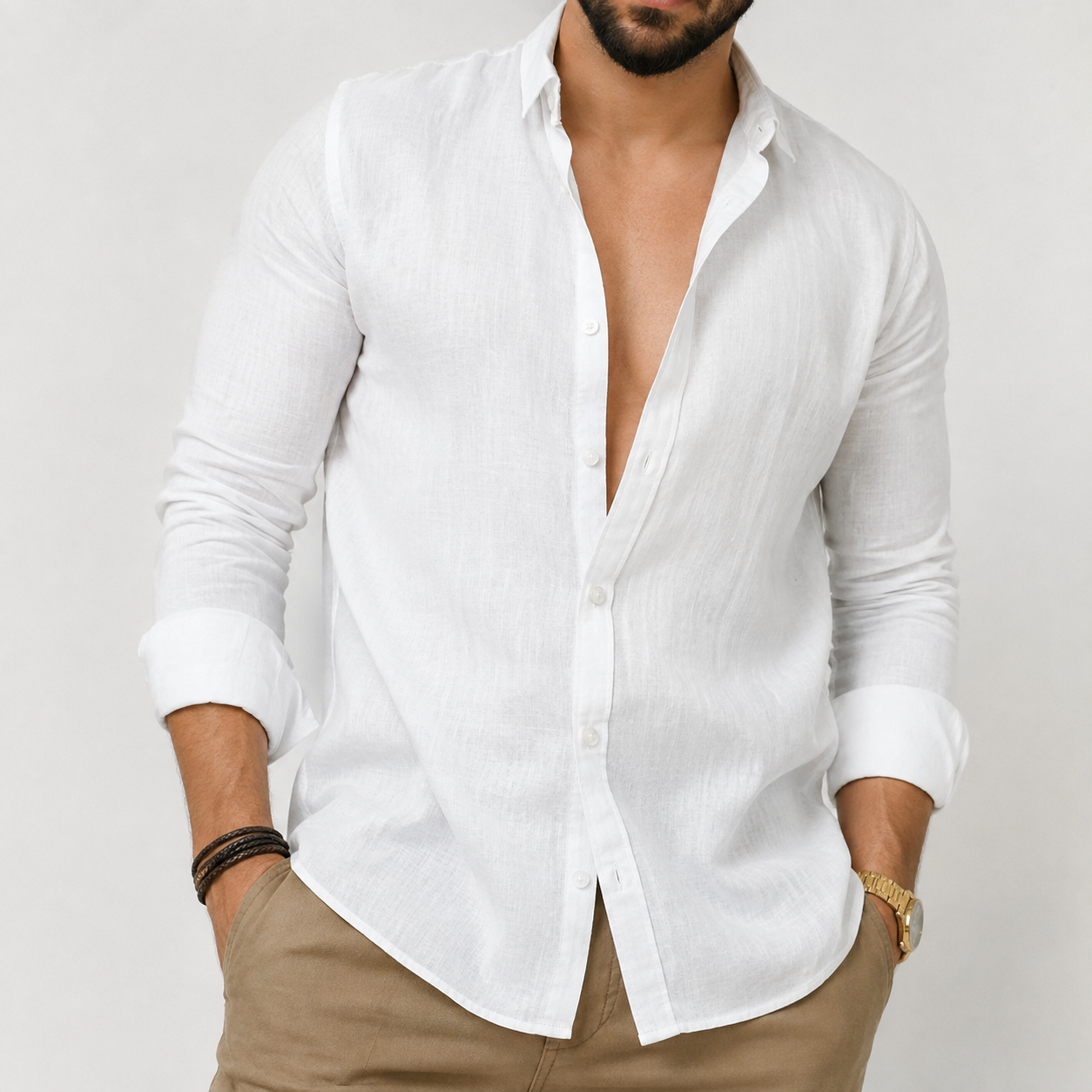 Men's Casual Long Sleeve Shirt
