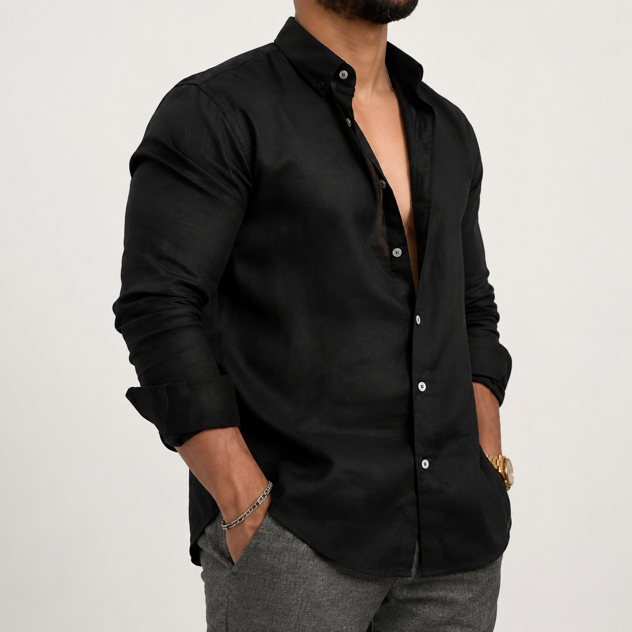 Men's Casual Long Sleeve Shirt
