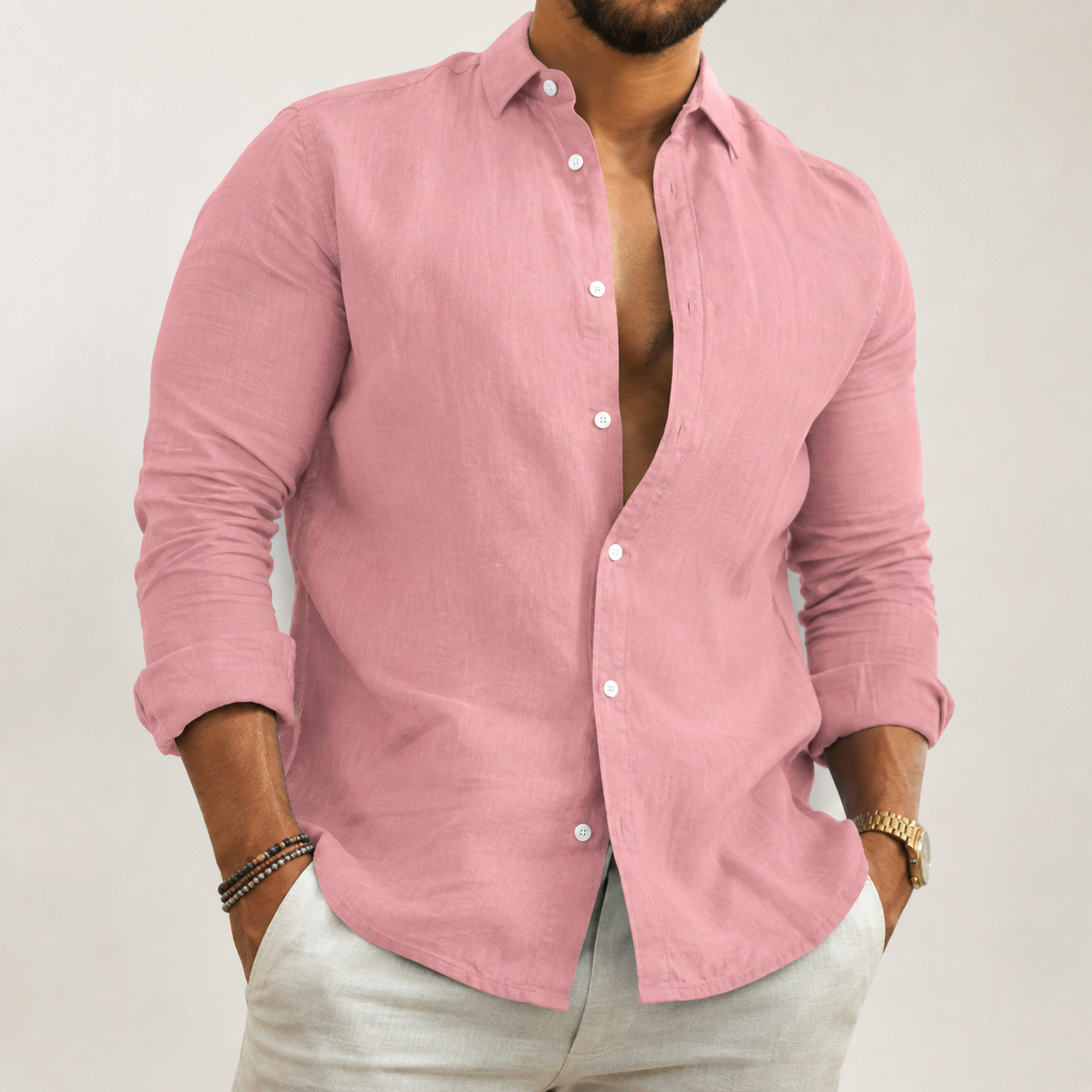 Men's Casual Long Sleeve Shirt