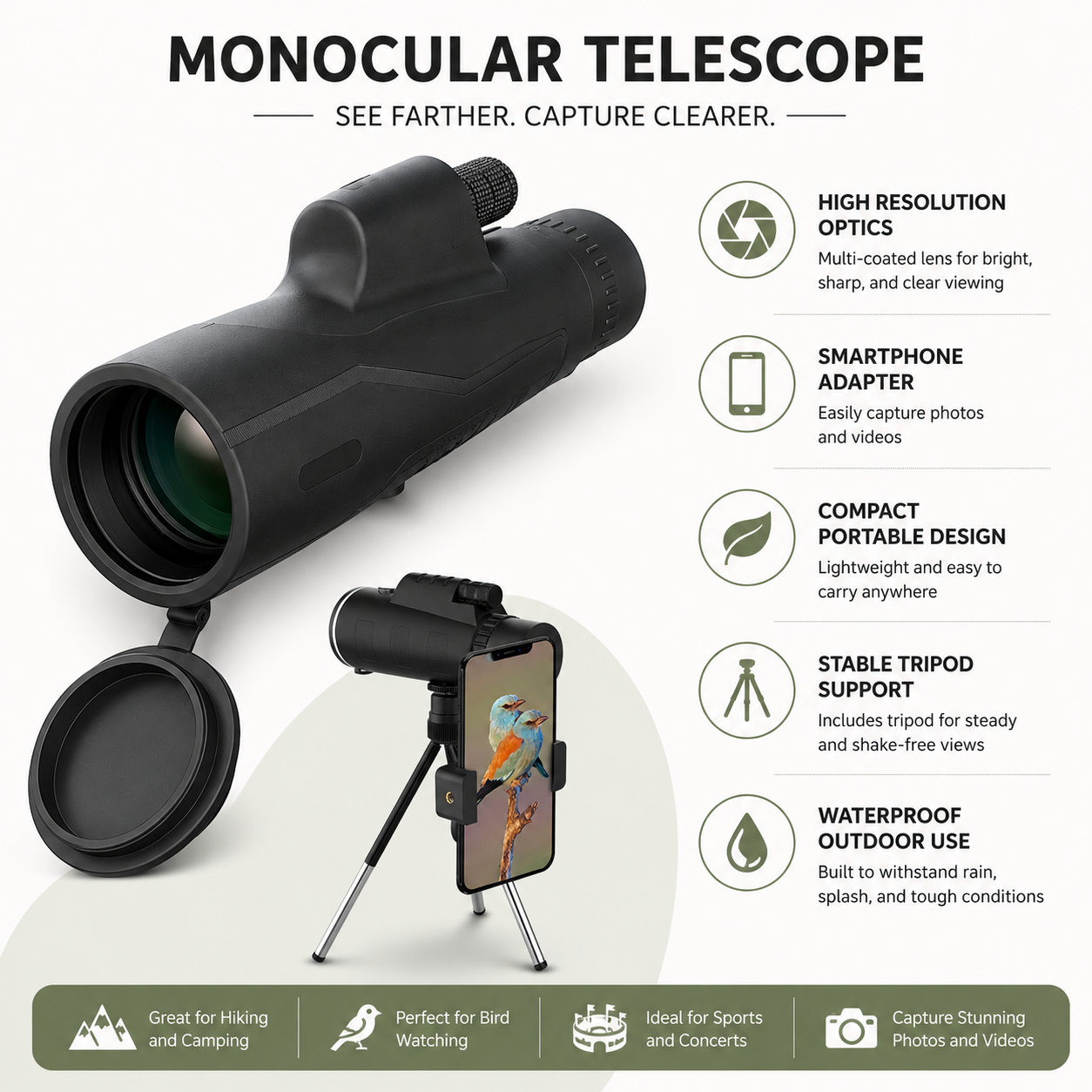 Portable Telescope for Stargazing