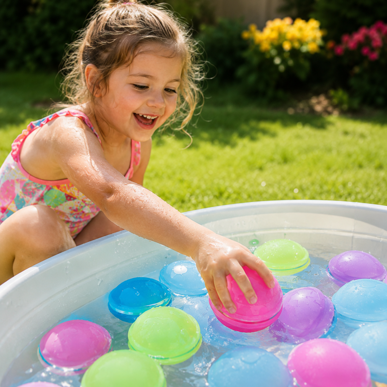 Reusable Water Balloons Fun Outdoor Play Water Games
