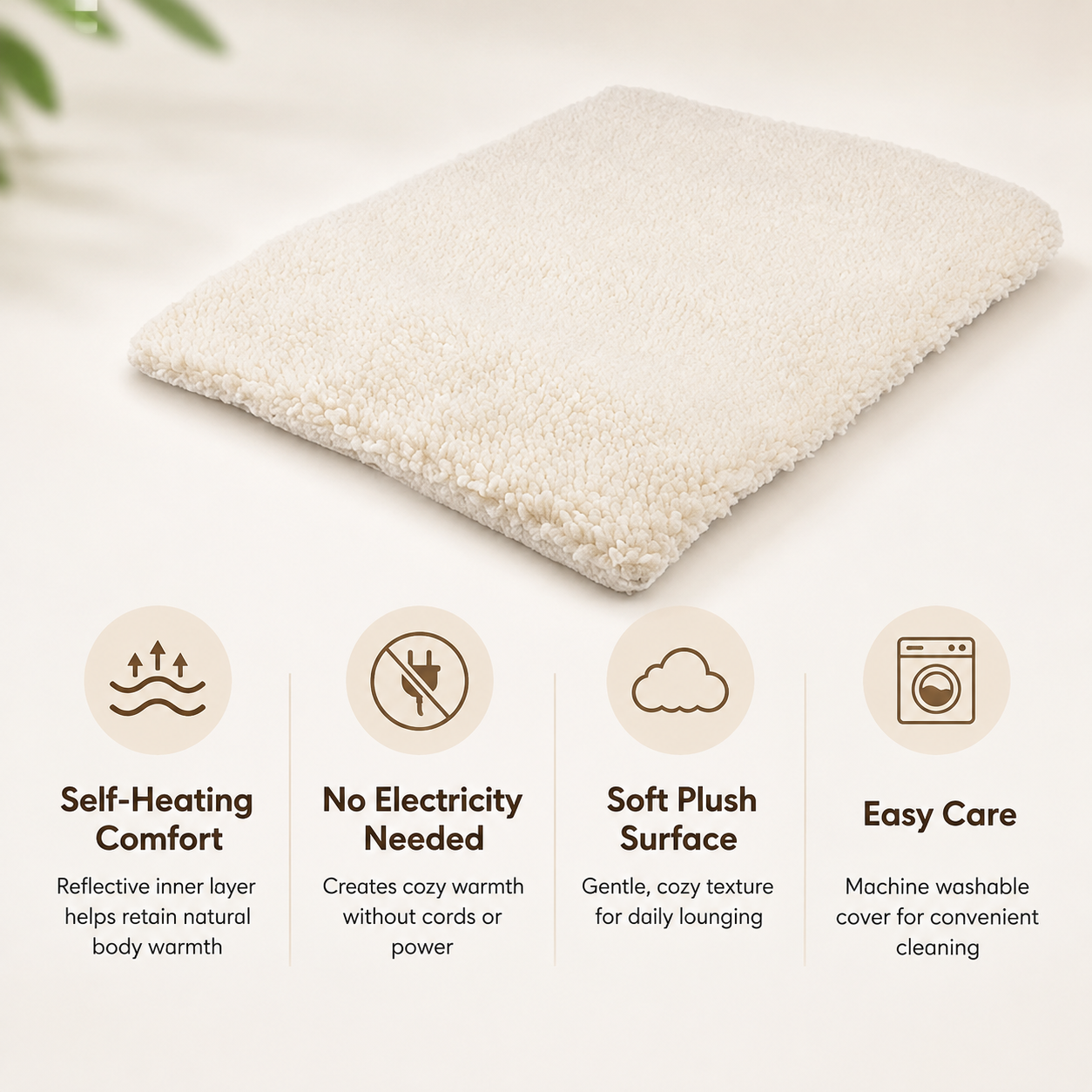 Self-Heating Cat Pad Non-Electric