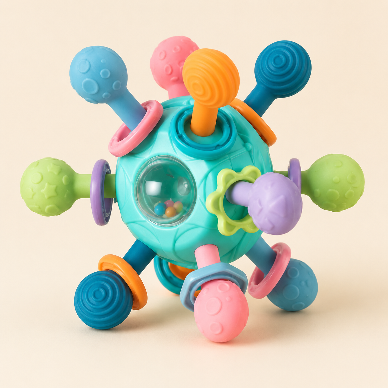 Sensory Textured Rattle Ball Toy