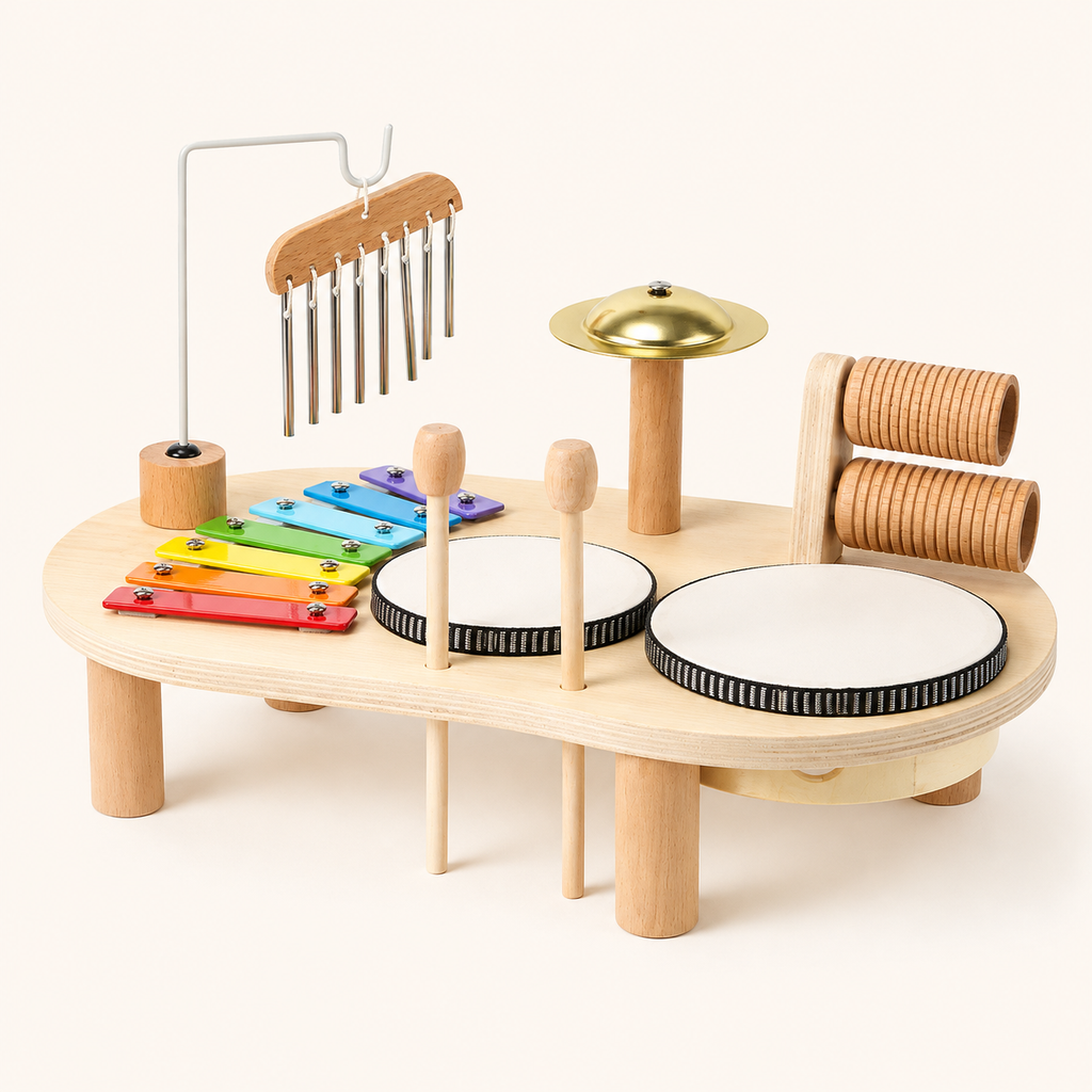 Wooden Toddler Music Exploration Set