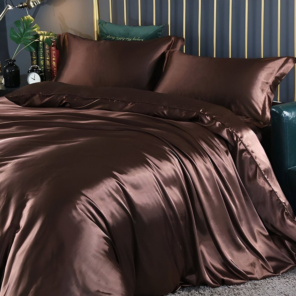 Breathable Silk Duvet Cover Set