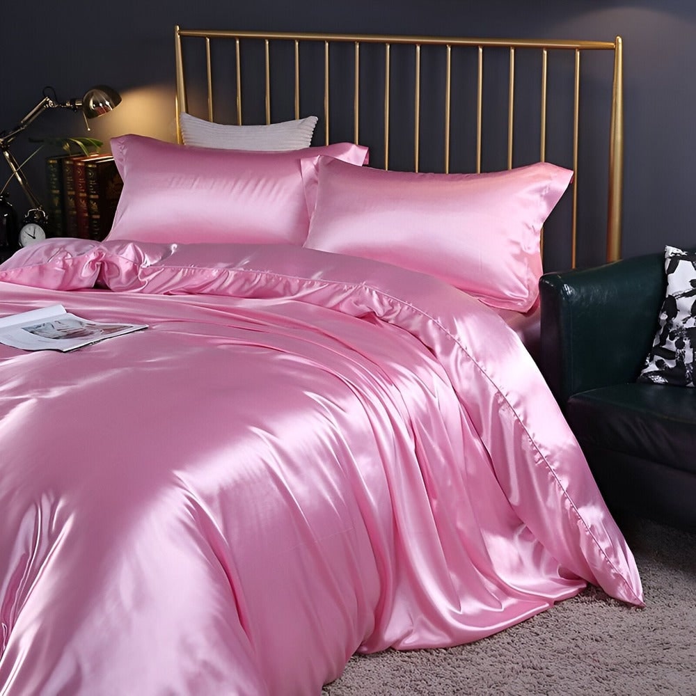 Breathable Silk Duvet Cover Set