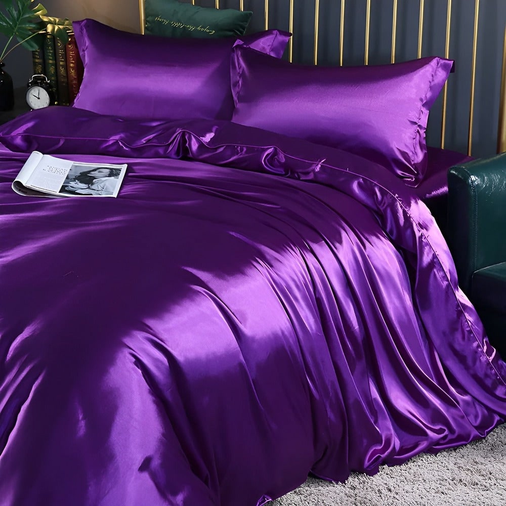 Breathable Silk Duvet Cover Set