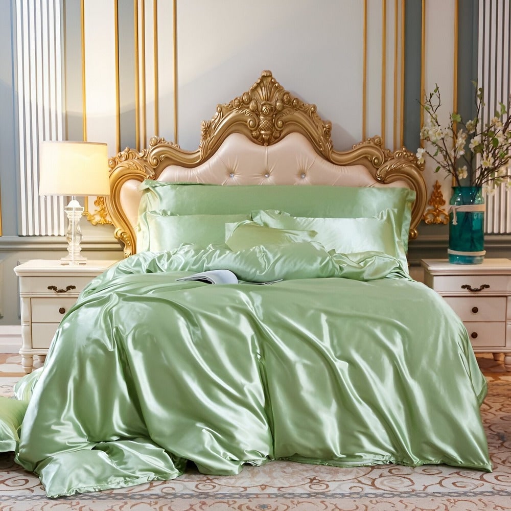 Breathable Silk Duvet Cover Set