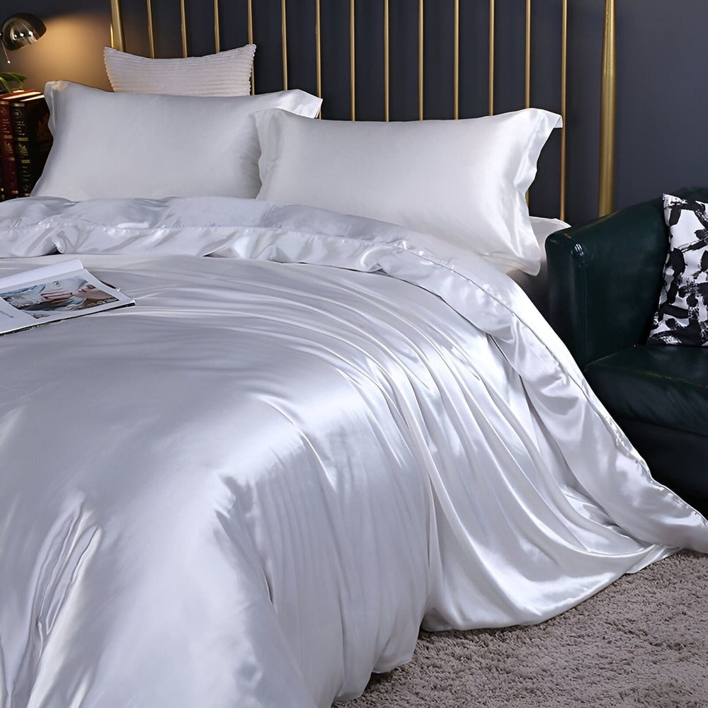 Breathable Silk Duvet Cover Set
