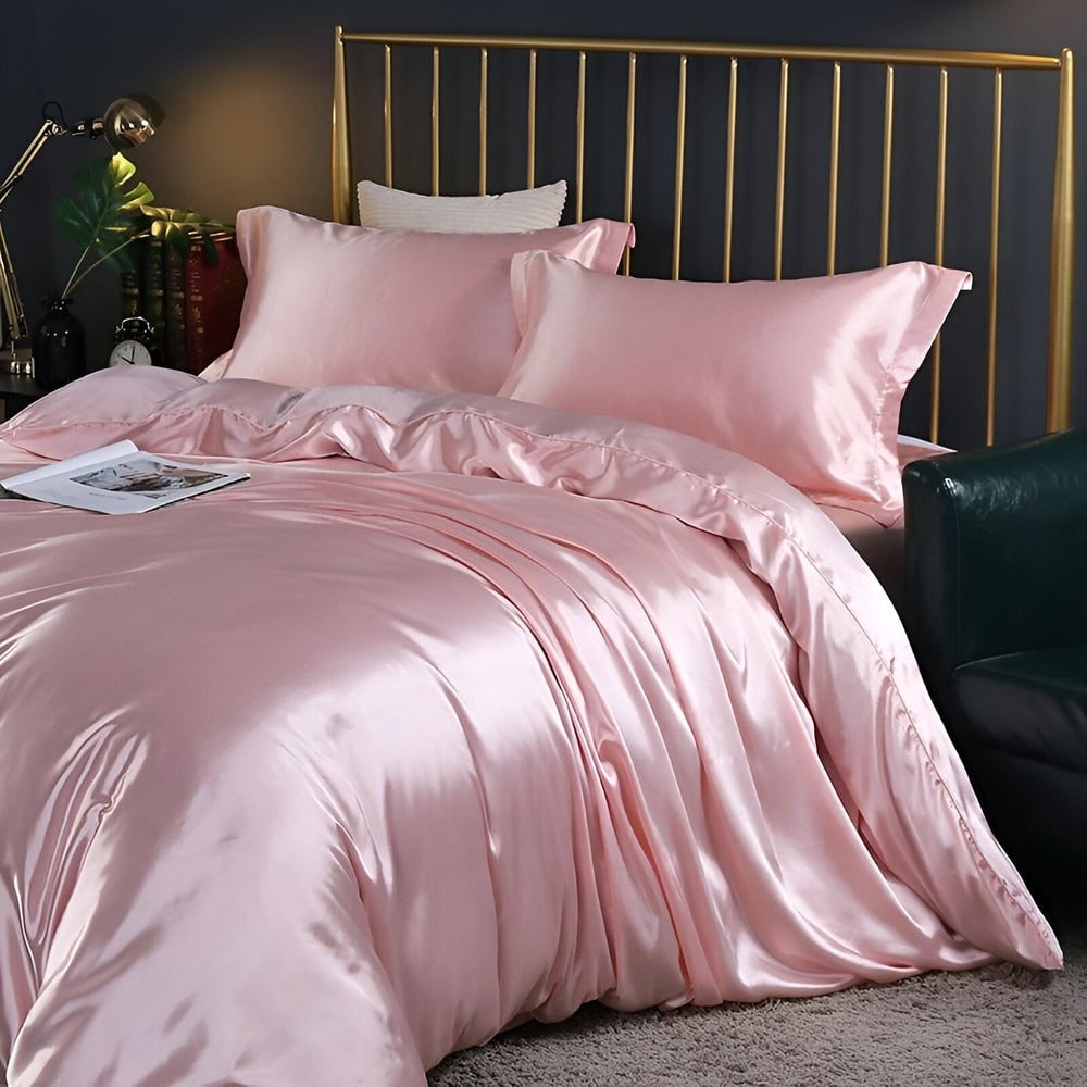 Breathable Silk Duvet Cover Set