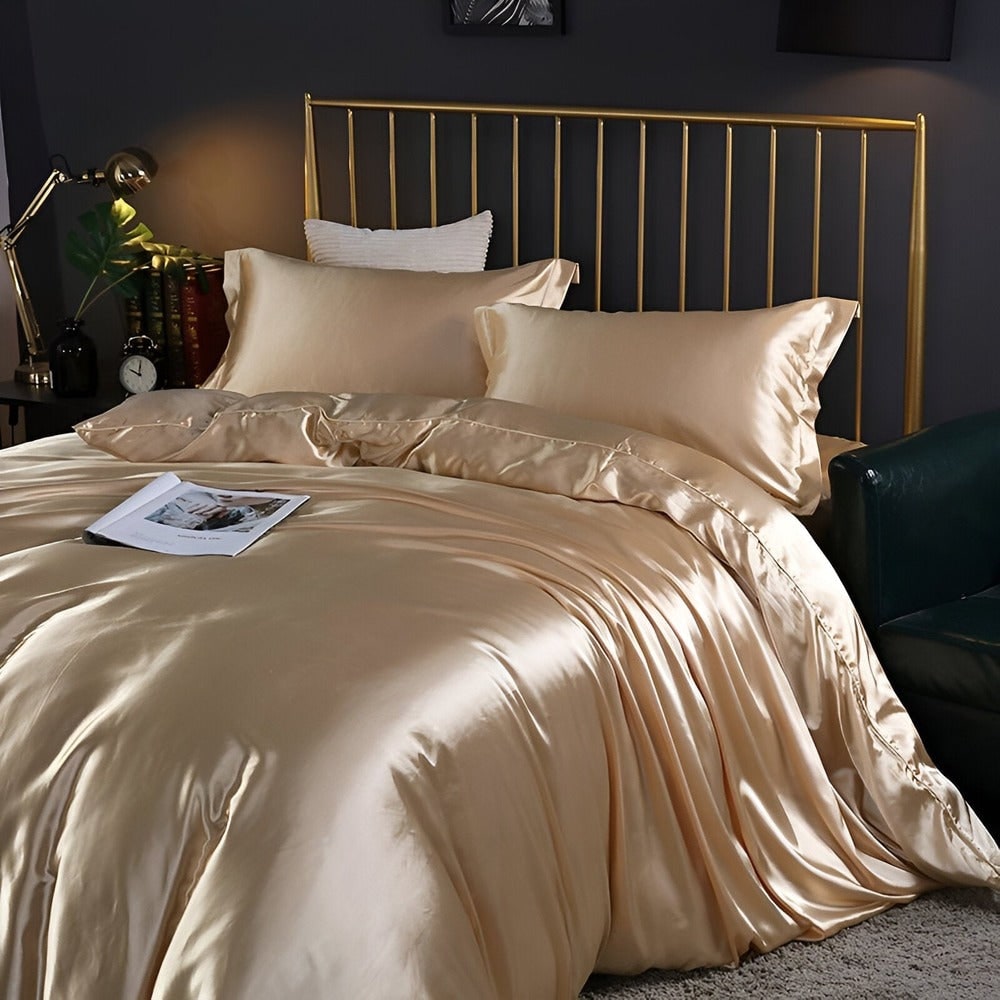 Breathable Silk Duvet Cover Set