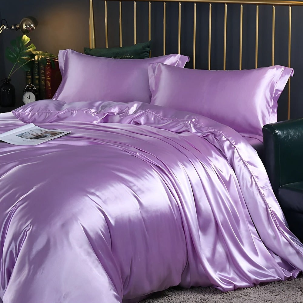 Breathable Silk Duvet Cover Set