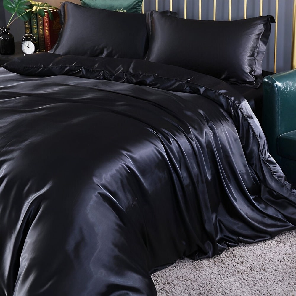 Breathable Silk Duvet Cover Set