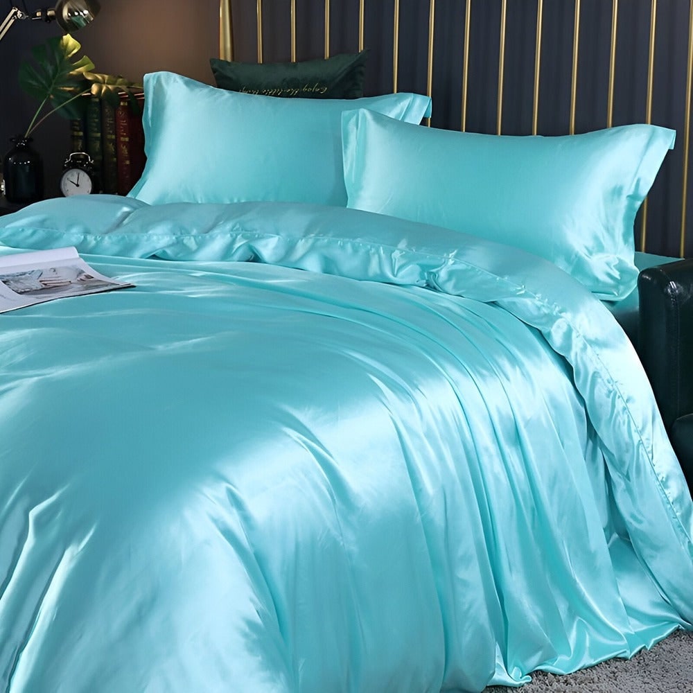 Breathable Silk Duvet Cover Set