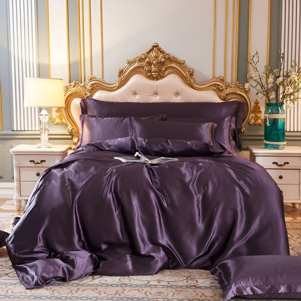 Breathable Silk Duvet Cover Set