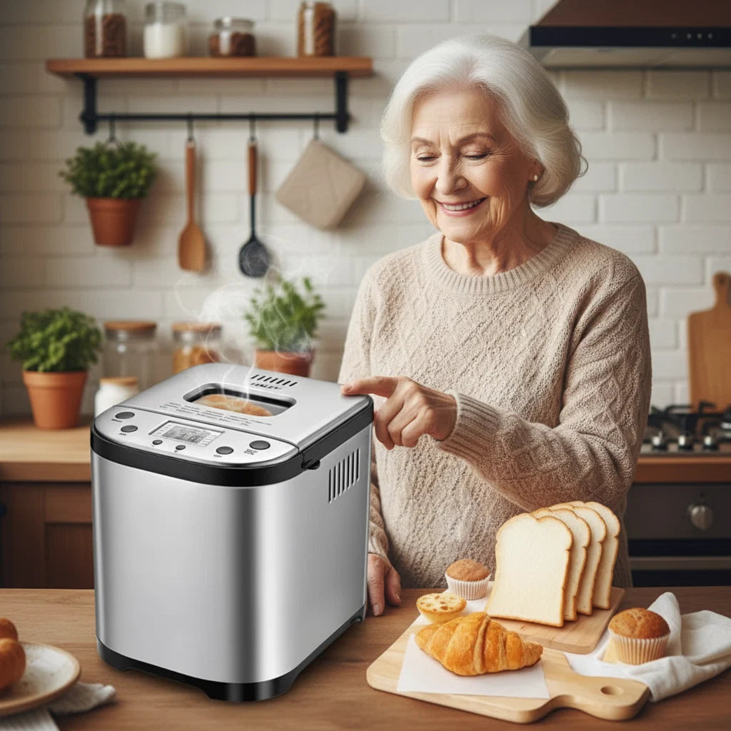 Automatic Bread Maker Kitchen Appliance Digital Control