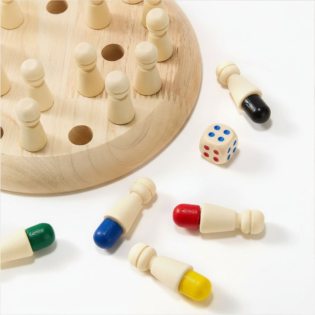 Color Matching Game Family Night Enhances Memory Fun