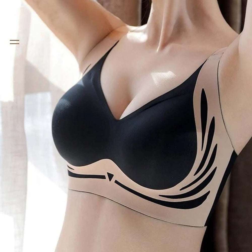 Wireless Seamless Push-Up Bra