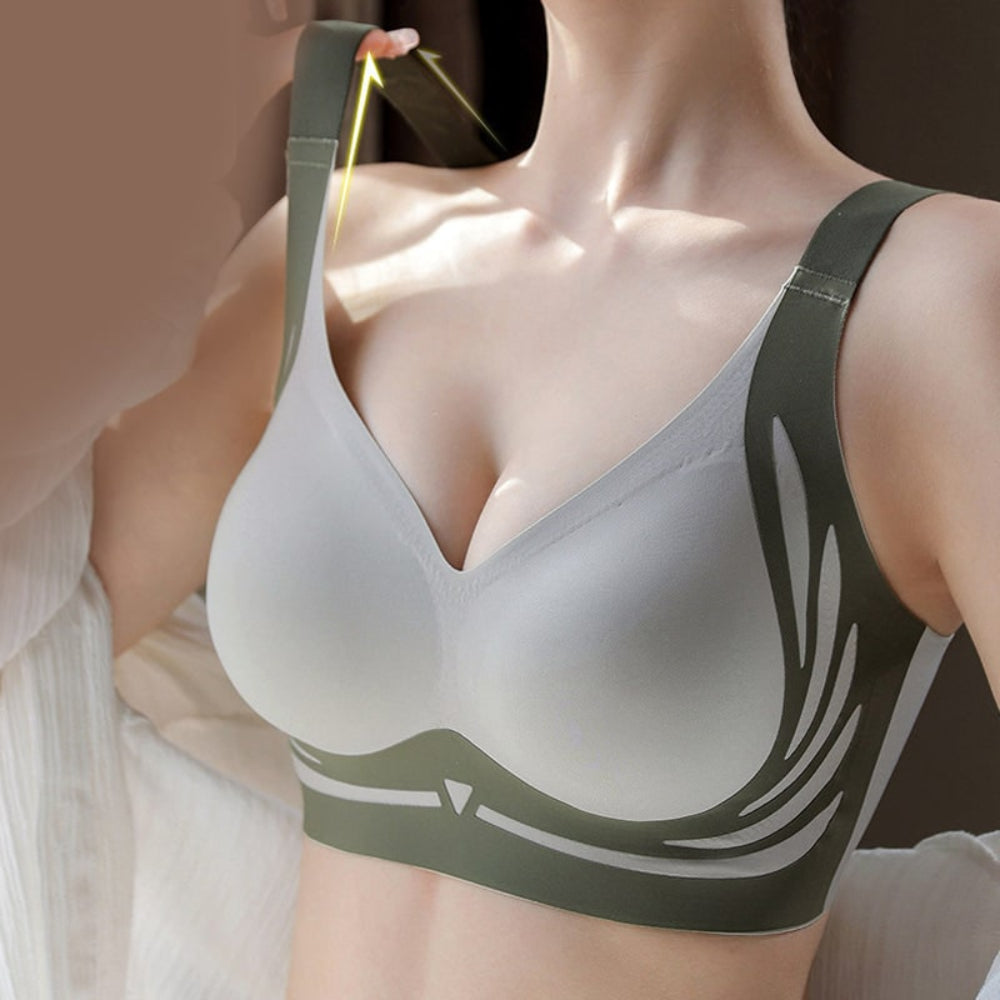 Wireless Seamless Push-Up Bra