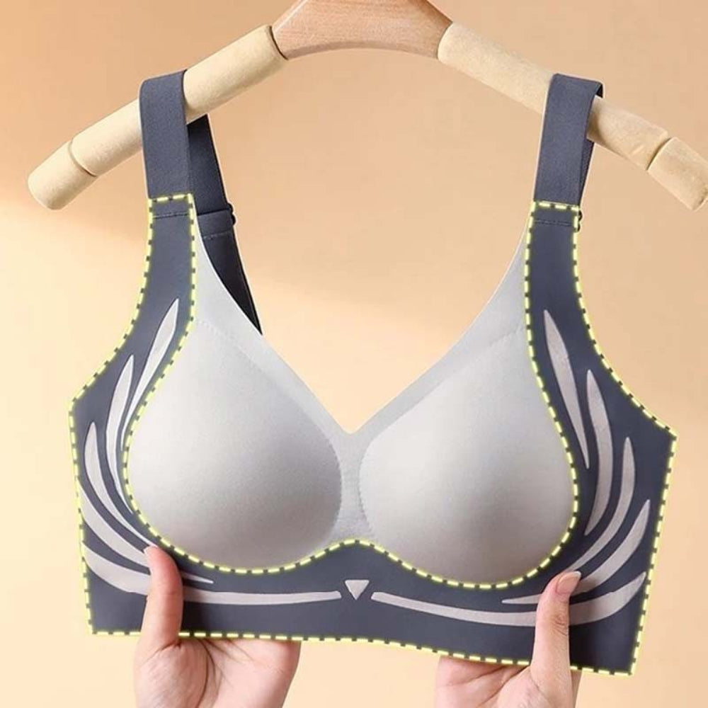 Wireless Seamless Push-Up Bra