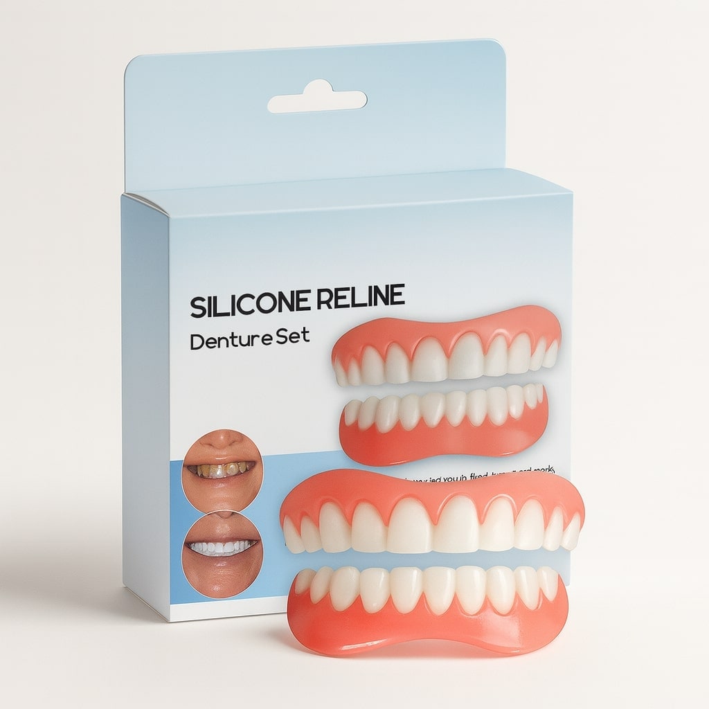 Denture Adhesive Denture Reline Kit Adjustable Fit Tray