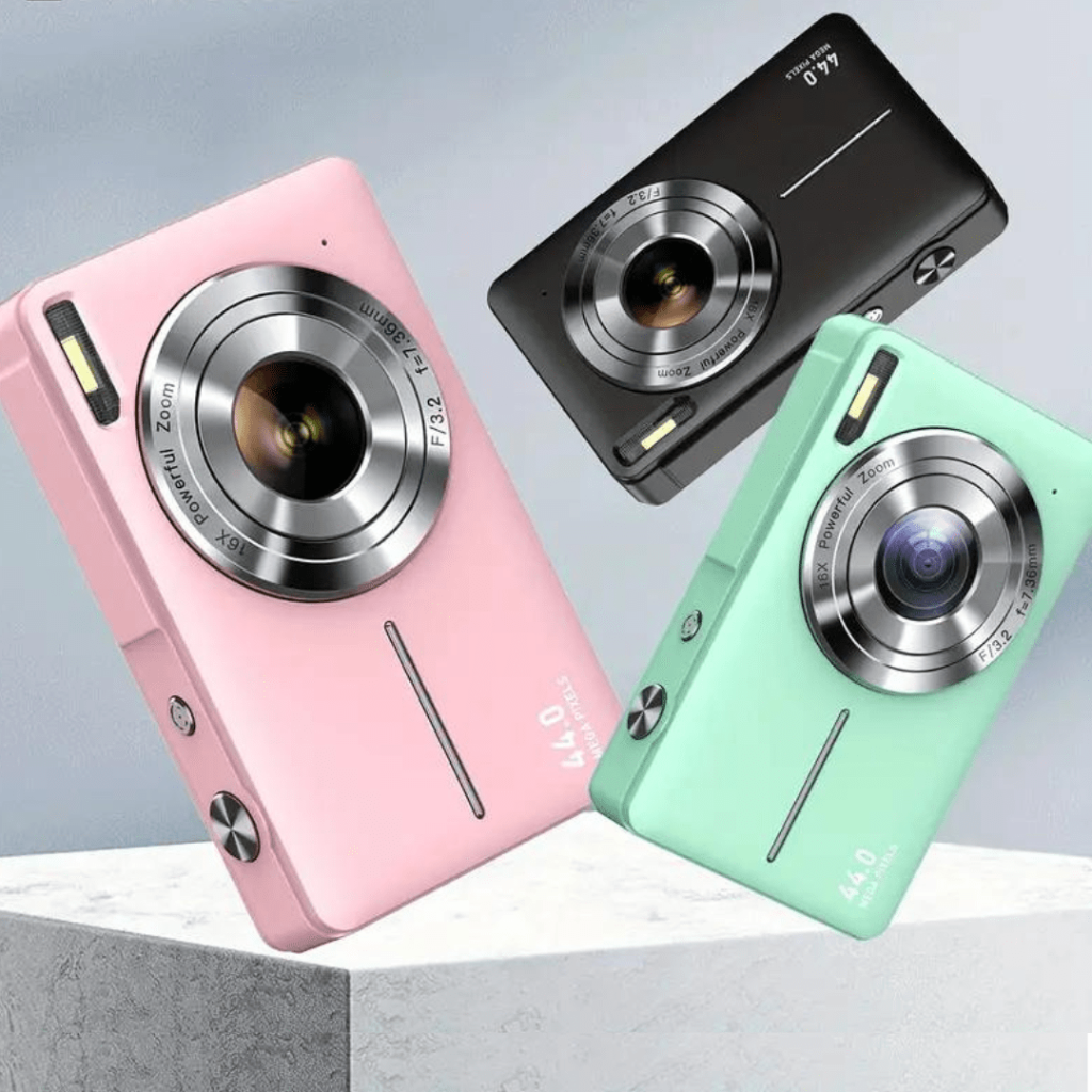 Vintage-Style Compact Digital Camera
