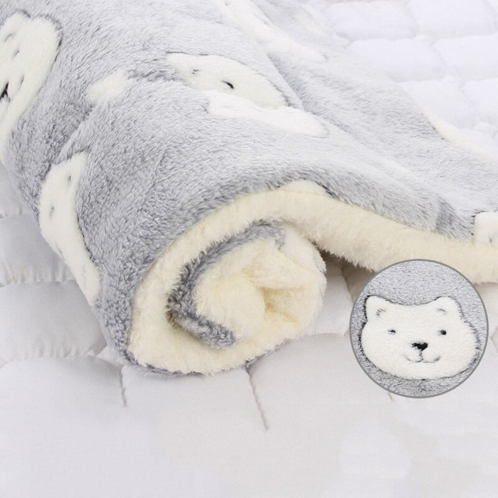Soft Plush Cozy Pet Throw Blanket