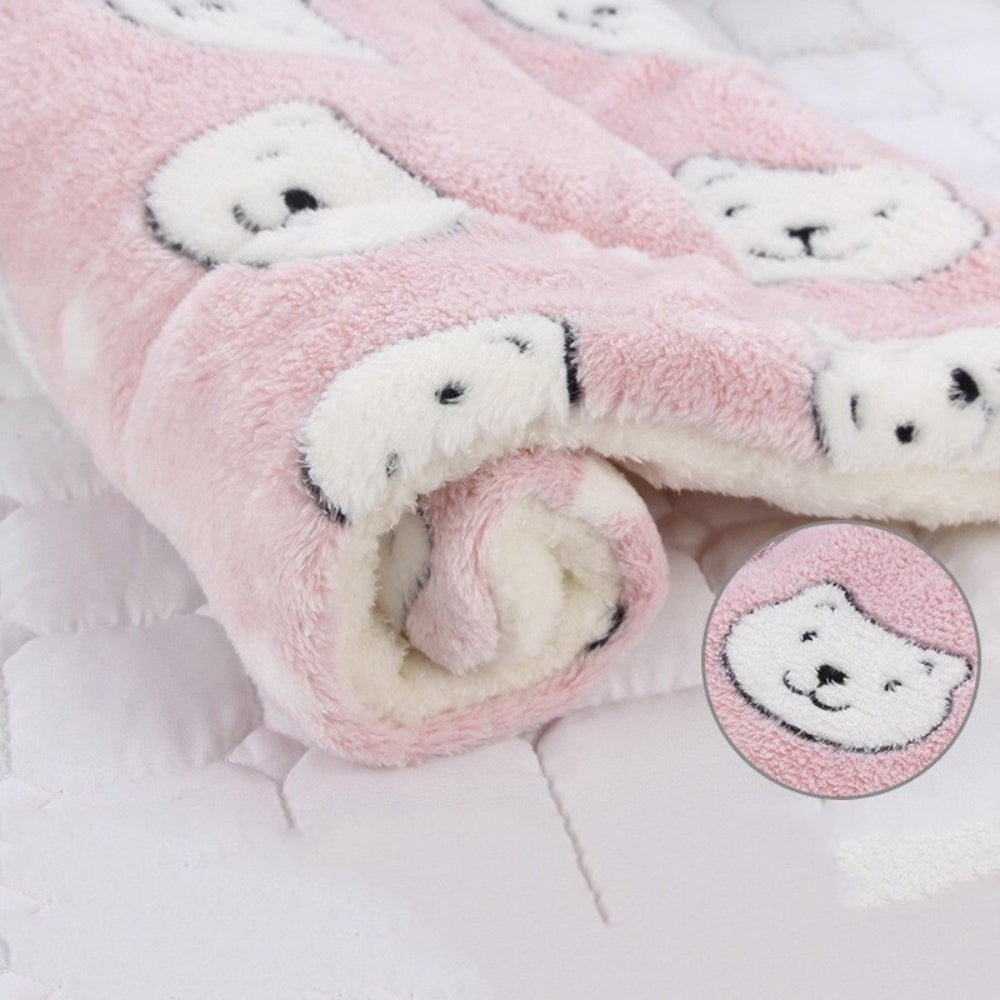 Soft Plush Cozy Pet Throw Blanket