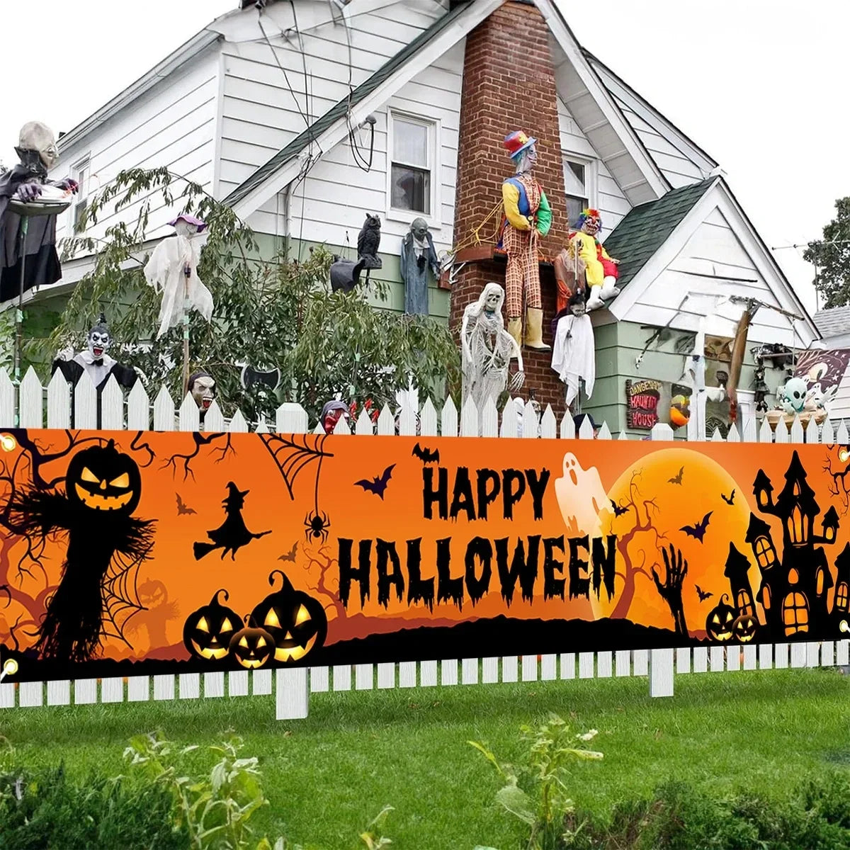 Halloween Decorations Outdoor Halloween Banner Yard Sign