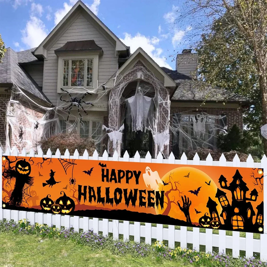 Halloween Decorations Outdoor Halloween Banner Yard Sign