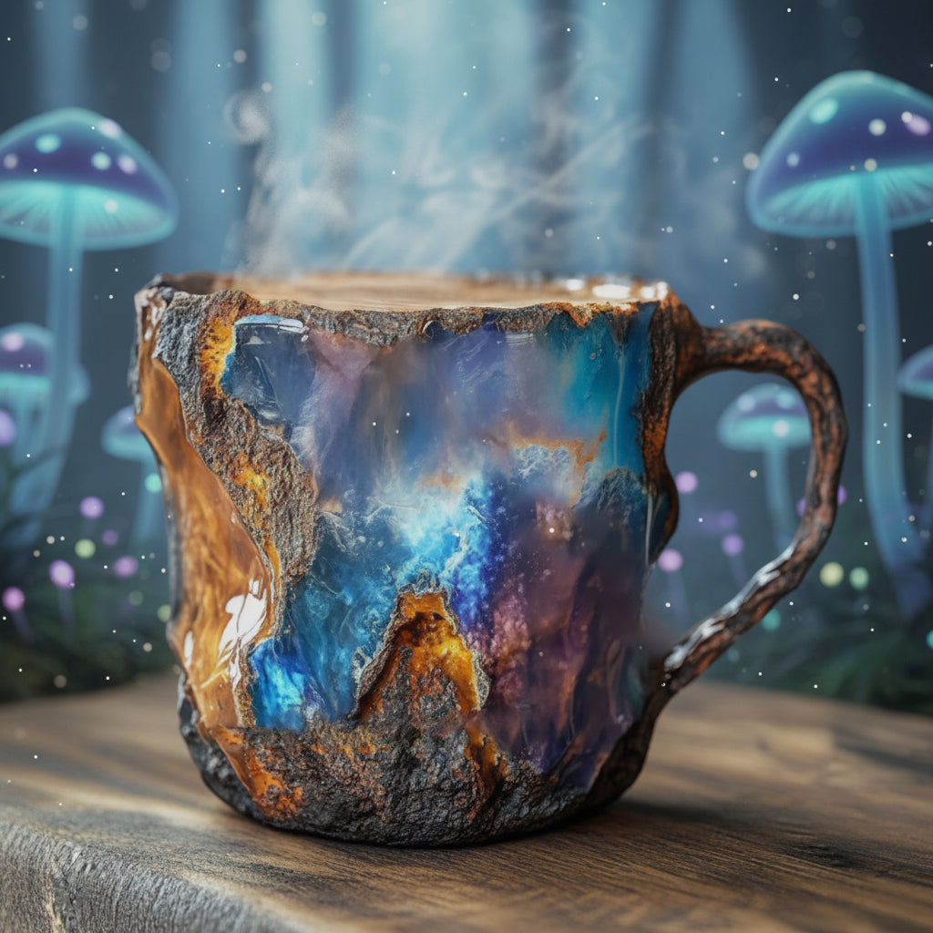 Handcrafted Insulated Crystal Coffee Mug