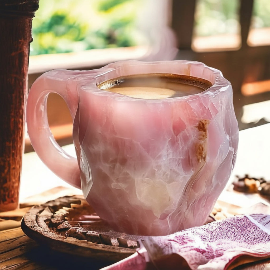 Handcrafted Insulated Crystal Coffee Mug