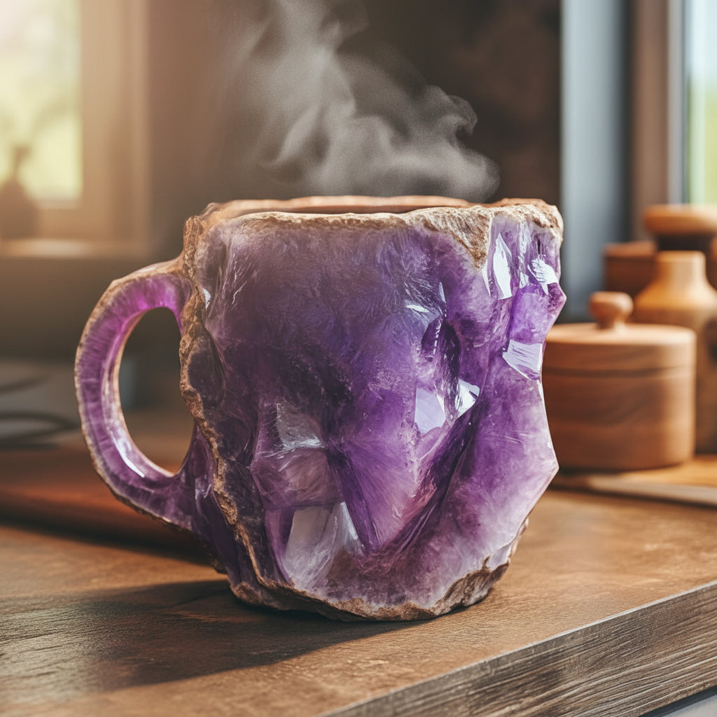 Handcrafted Insulated Crystal Coffee Mug