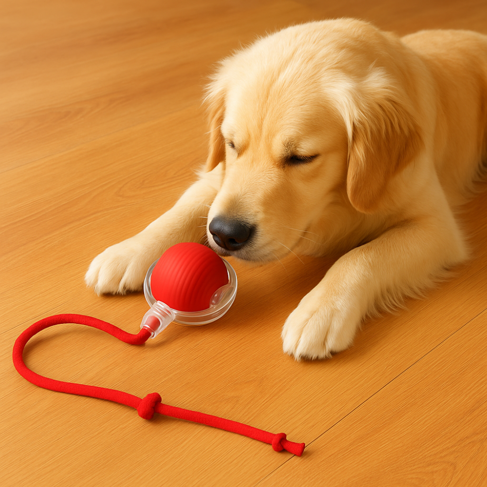 Interactive Chew Ball Dog Toy