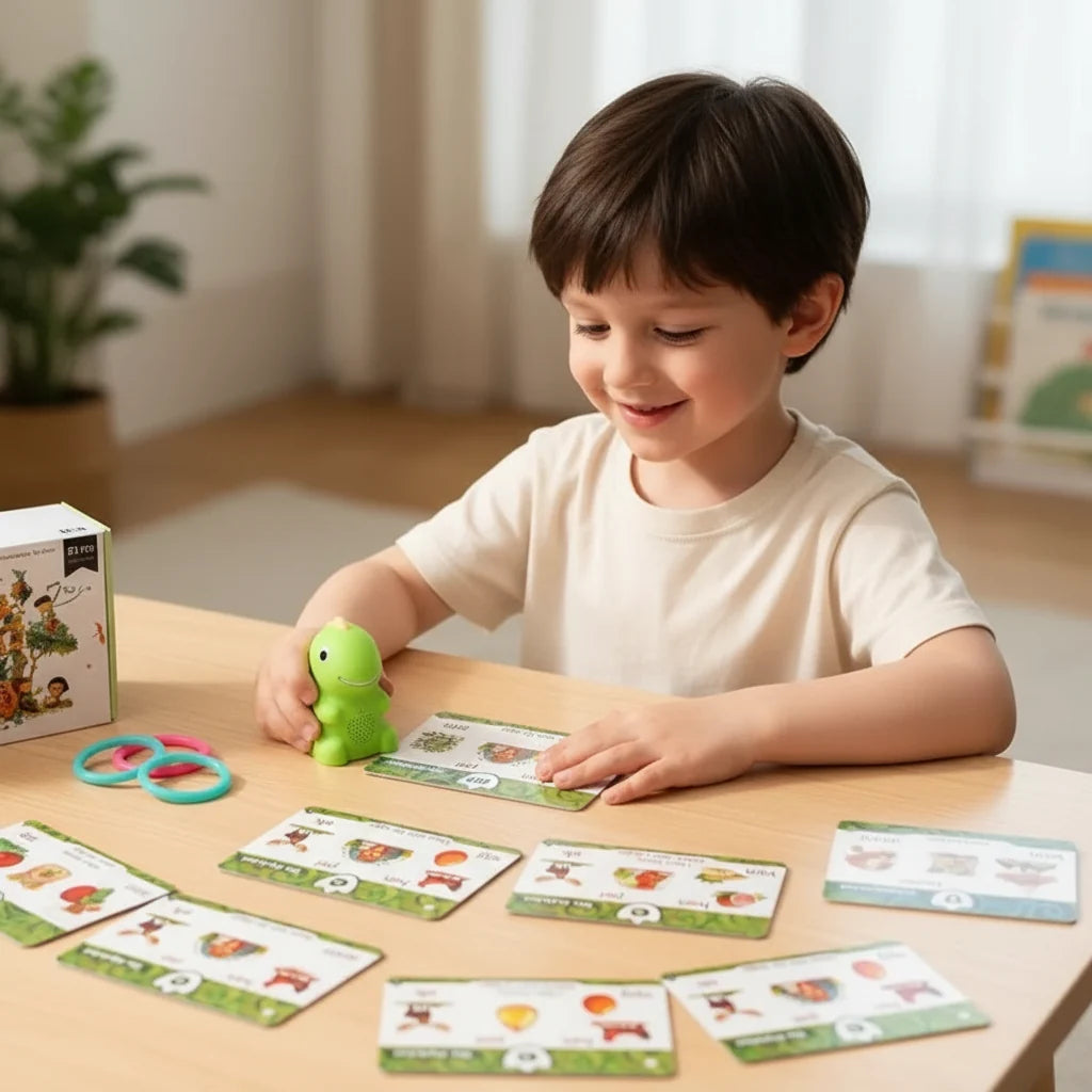 Interactive Reading Pen Flash Cards Voice Features