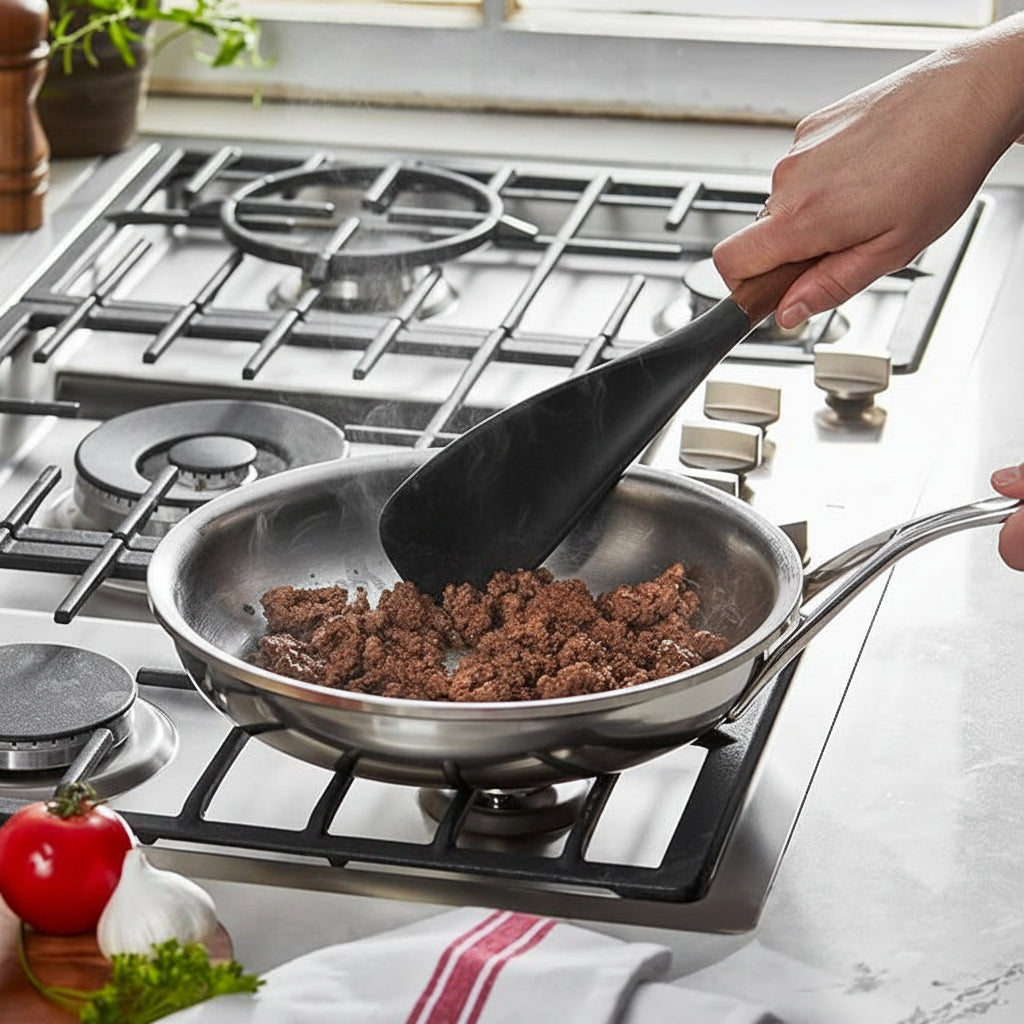 Kitchen Utensil Silicone Spatula Cooking Spoon Seamless Design