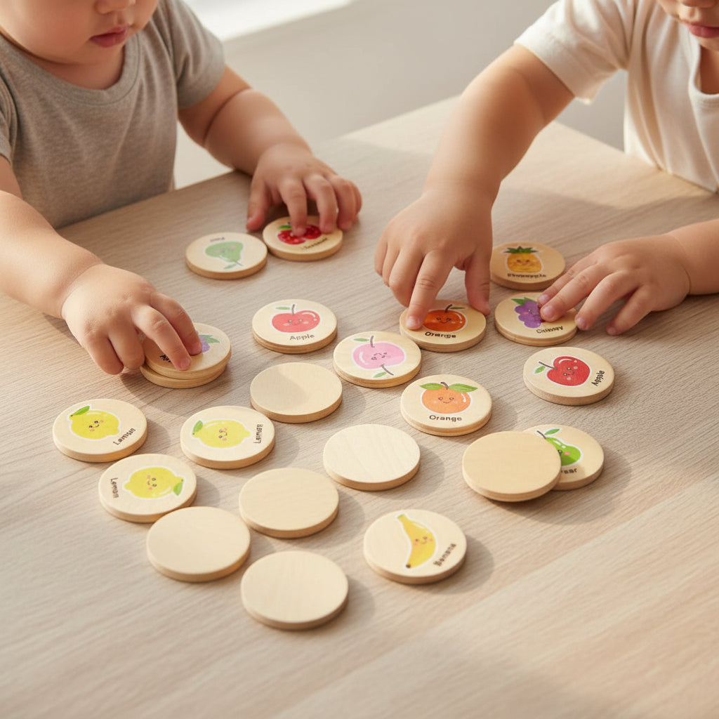Learning Game Kids Memory Matching Calming Activity