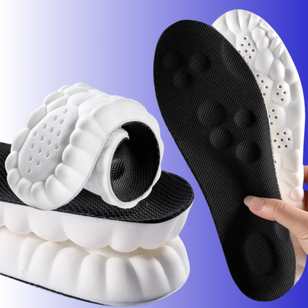 Shock-Absorbing Arch Support Insoles