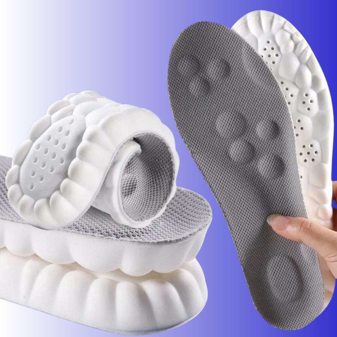 Shock-Absorbing Arch Support Insoles