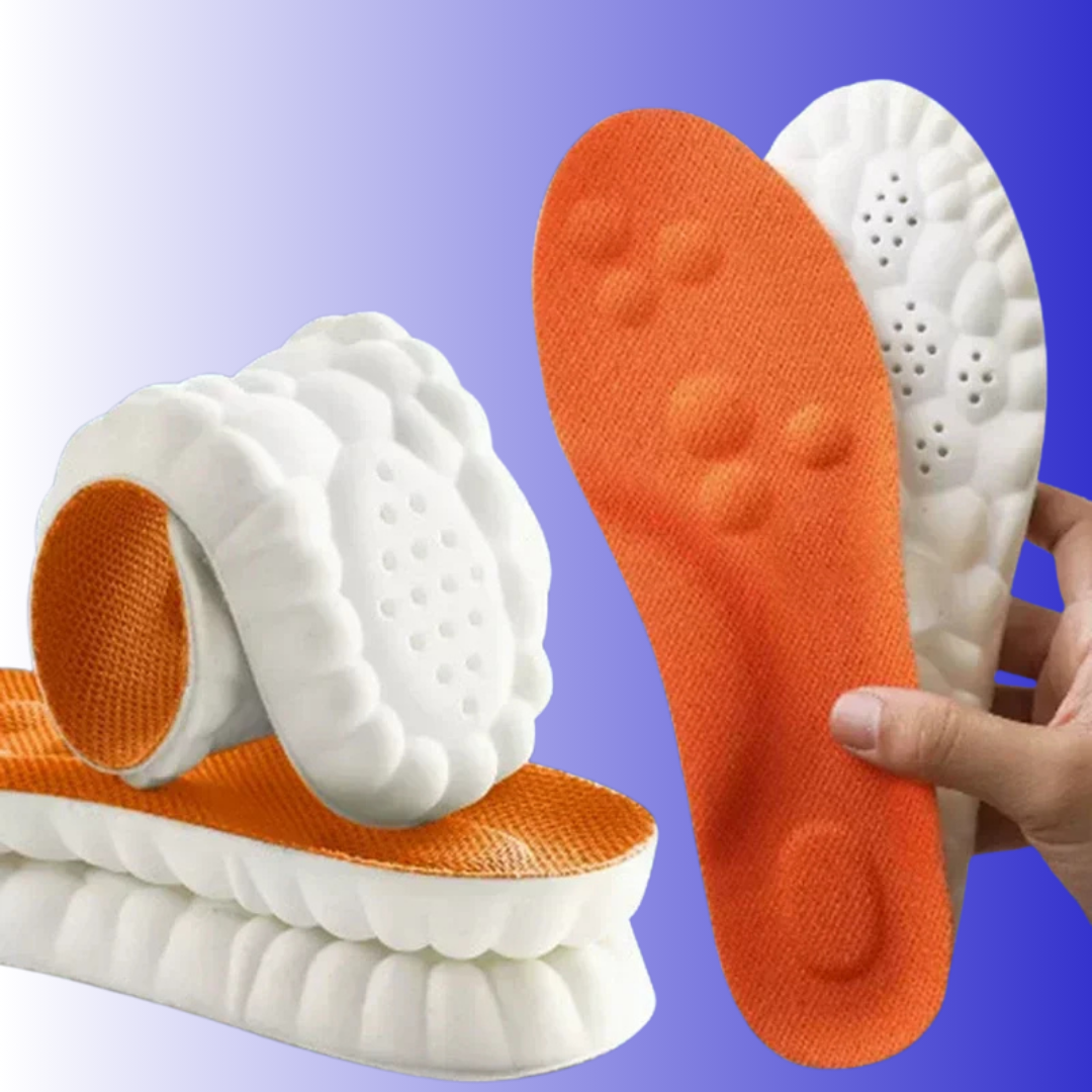 Shock-Absorbing Arch Support Insoles