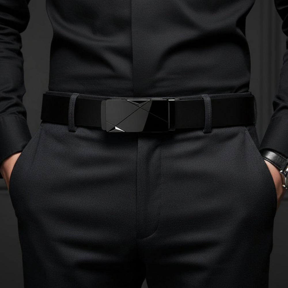 Men's Adjustable Automatic Buckle Belt