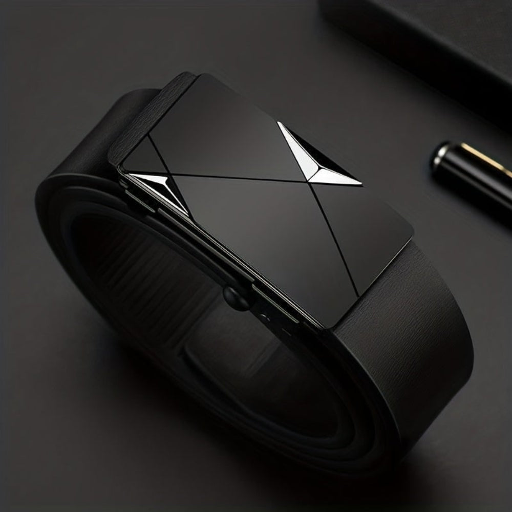 Men's Adjustable Automatic Buckle Belt