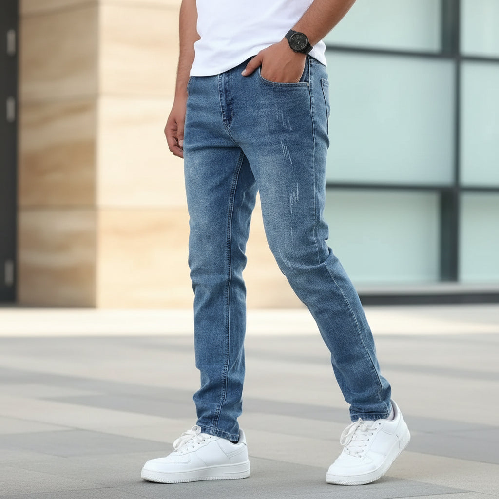 Men's Casual Denim Jeans Pockets | Fit