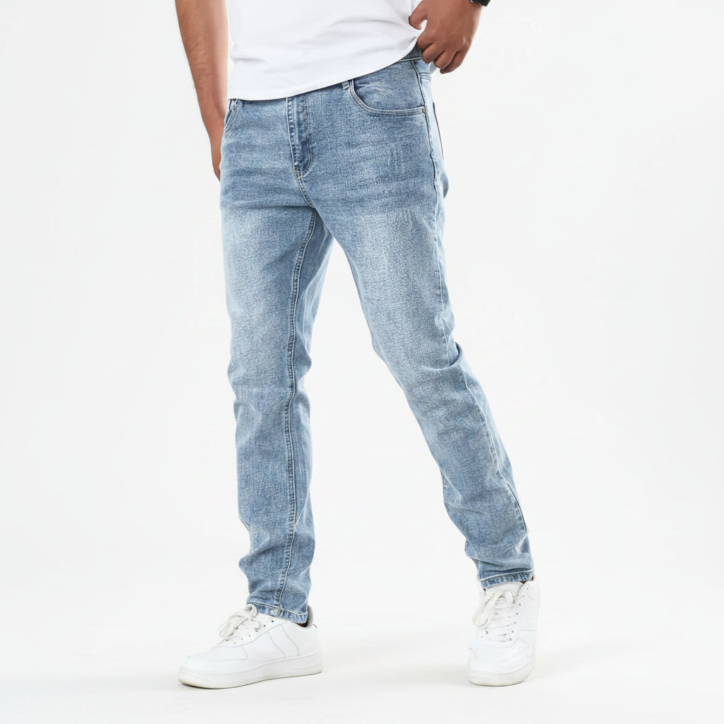 Men's Casual Denim Jeans Pockets | Fit